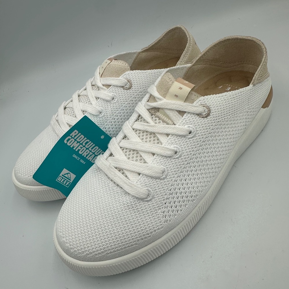 Reef Neptune Sneakers Womens 8.5 White NIB Convertible Slide Beach Summer shoes